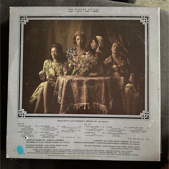 Pointer Sisters Self Titled Vtg Original Pressing High Quality LP - Picture 4 of 4